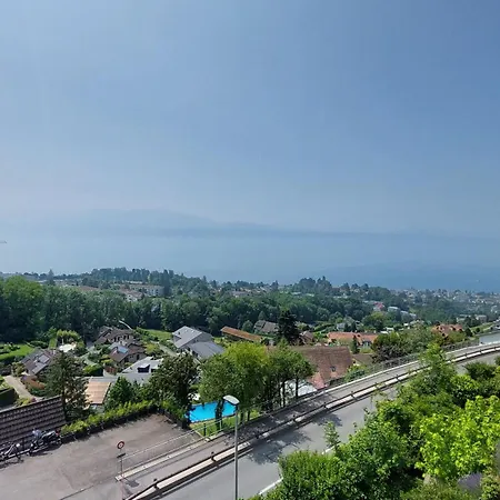 Sweet Avec Vue Incroyable Leman Proche Lausanne Belmont-sur-Lausanne
