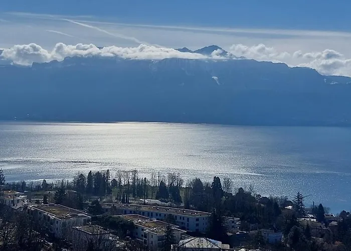 Lejlighed Sweet Avec Vue Incroyable Leman! A L'entree Du Lavaux Et Proche Lausanne Belmont-sur-Lausanne
