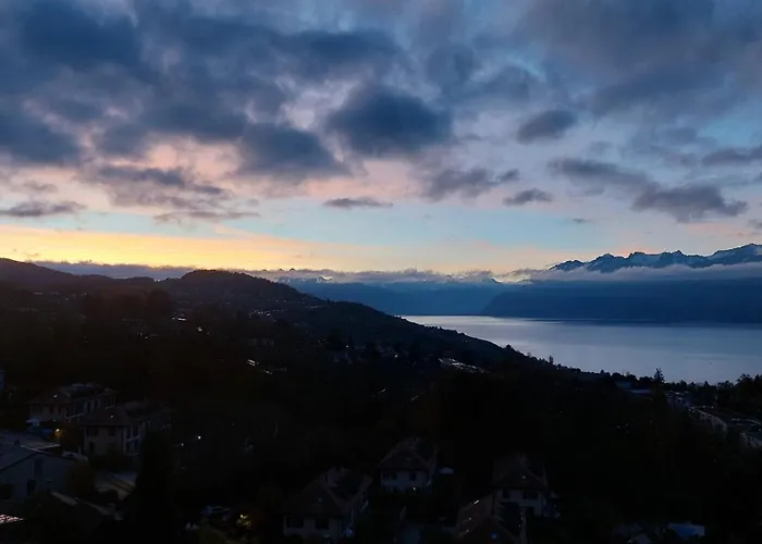 Appartement Sweet Avec Vue Incroyable Leman! A L'entree Du Lavaux Et Proche Lausanne