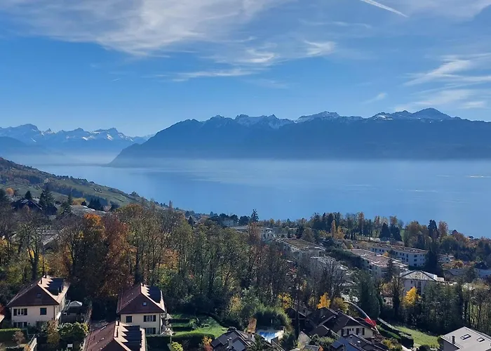 Appartement Sweet Avec Vue Incroyable Leman! A L'entree Du Lavaux Et Proche Lausanne Belmont-sur-Lausanne