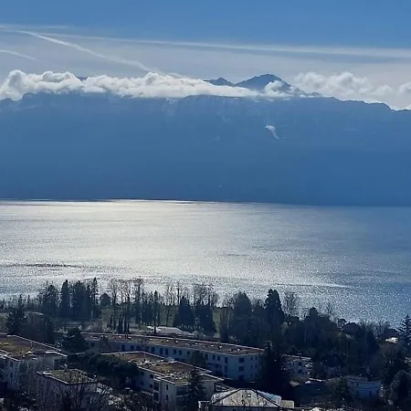 Apartamento Sweet Avec Vue Incroyable Leman! A L'entree Du Lavaux Et Proche Lausanne Belmont-sur-Lausanne
