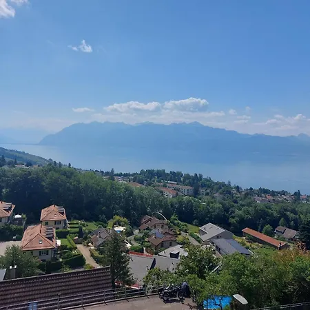 Sweet Avec Vue Incroyable Leman! A L'entree Du Lavaux Et Proche Lausanne Apartamento Belmont-sur-Lausanne
