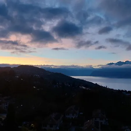 Apartamento Sweet Avec Vue Incroyable Leman! A L'entree Du Lavaux Et Proche Lausanne
